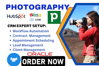 setup photography hubspot salesforce dubsado zoho honeybook sproutstudio  crm