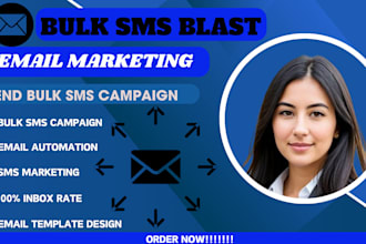 bulk email SMTP server, bulk email blast, send bulk SMS messages to USA