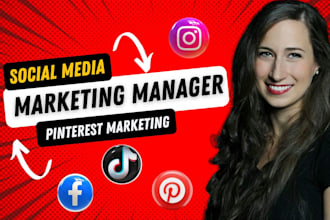social media manager pinterest marketing instagram facebook ads content creator