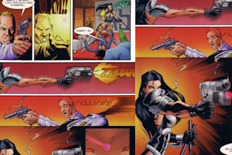 draw comic book graphic novel cartoon character anime manga storyboard art nsfw