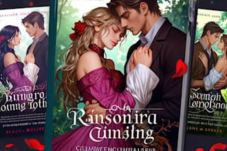 design professional romance and novel book covers