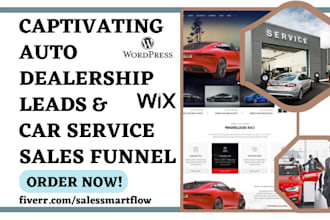 design auto dealership leads car wash auto sale automotive auto detailing funnel