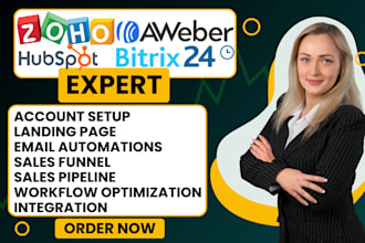 be your convertkit zoho campaign aweber bitrix24 drip hubspot automation expert