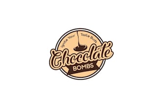make dynamic awesome hot chocolate product logo