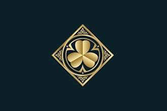 make conservative attention irish pub logo