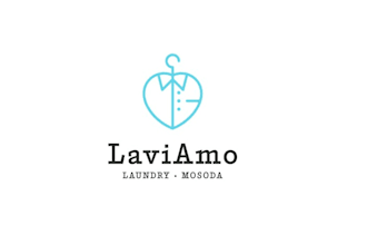 design luxury dry cleaning service logo