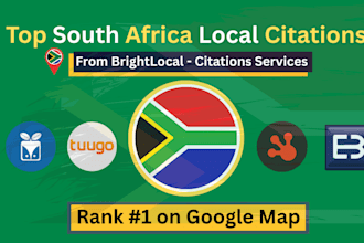 do 120 high quality south africa local citations