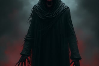 make a fantasy horror character art
