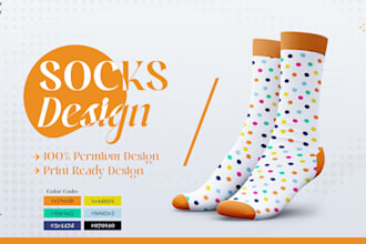design unique socks and sublimation patterns