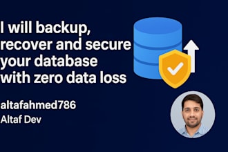 backup, recover and secure your database with zero data loss