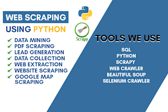 data mining, web scraping, data extraction, web crawling and data collection