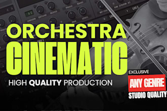produce and compose epic orchestra music in high quality