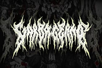 make chrome death metal logo