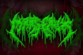 design a demonic black metal logo