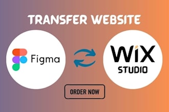 transfer design figma to wix studio, redesign wix studio website