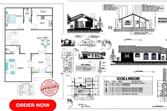 create full architectural blueprints for your city permit