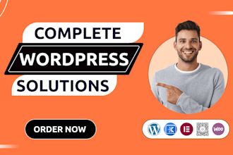 design, redesign, revamp website, or fix wordpress websites quickly