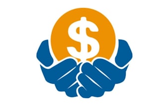 draw finance, marketing, insurance, financial logo for you