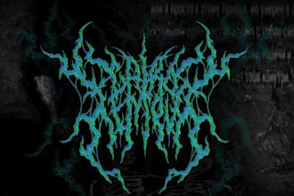 do a hardcore,heavy metal,psychedelic,metal font for your logo band or brand