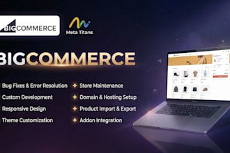 design and customize bigcommerce store