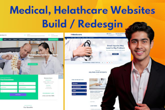 build or redesign medical, healthcare, doctor, dental, clinic websites