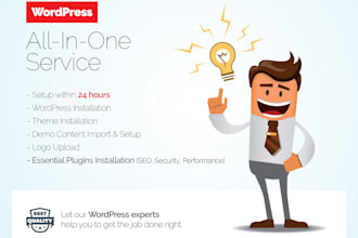 create a wordpress website