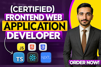 develop responsive front end web application using reactjs, nextjs, tailwind CSS