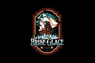 design vintage board game bar tavern logo