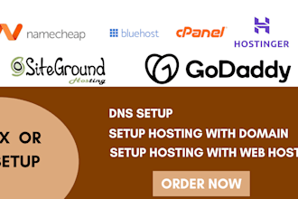 fix domain, cpanel, ssl, mail issue of godaddy, hostgator, bluehost, namecheap