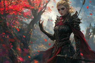 desing a cute fantasy character art