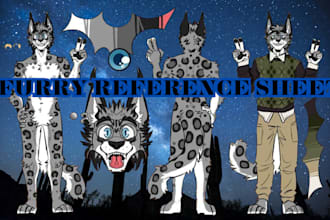 draw furry reference sheet furry oc fursona character nsfw furry ref sheet