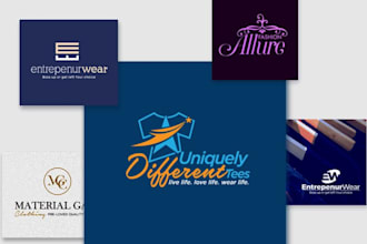 make fashion brand logo, clothing line, apparel tag