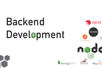 be your nodejs developer to create backend systems