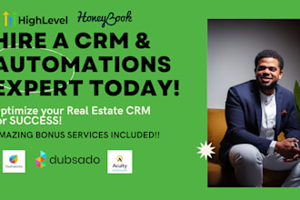 setup, optimize honeybook, dubsado, freshworks, 17hats, acuity for your business