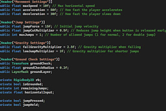 programm a unity game for you