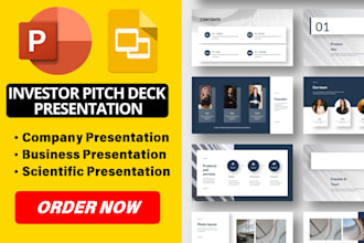 investor pitch deck presentation powerpoints google slides