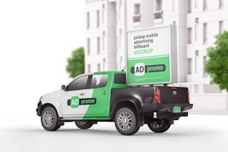 make creative vehicle wrap design for your car, truck, van, trailer wrap design