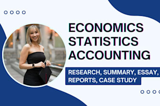 do urgent economics, statistics and accounting essays
