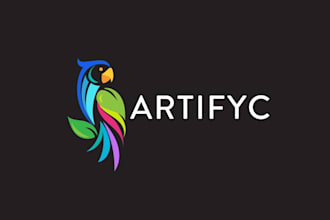 design unique macaw bird logo