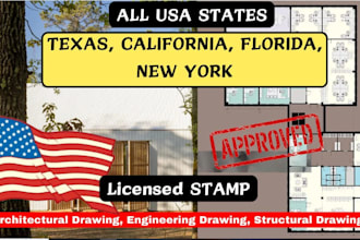 us nys, ca, ne, la, tx approval mechanical hvac, piping, plumbing plan pe stamp