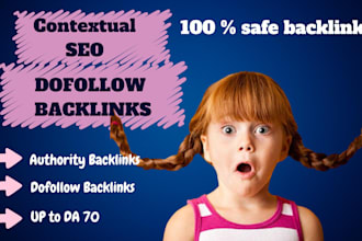 provide dofollow contextual SEO backlinks