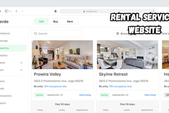 create vacation rental, car rental, airbnb, party rental, hotel booking website