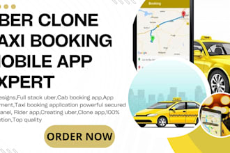 develop taxi booking app uber booking app cab booking app mobile app