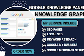 create a lifetime google knowledge panel, knowledge graph and gmb for companies