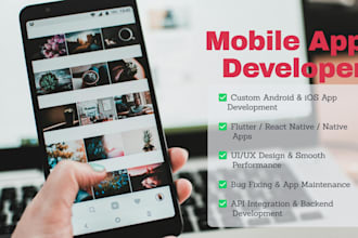do mobile app development, flutter app developer, android, ios app development