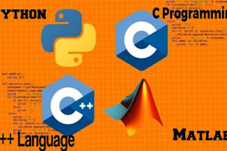 create python, c, cpp, java,  and matlab programming projects