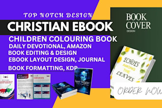 format,design christian ebook, amazon KDP journal, etsy planner,low content book