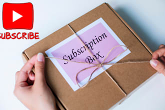 do products packaging box design subscription box mailer box 3d design