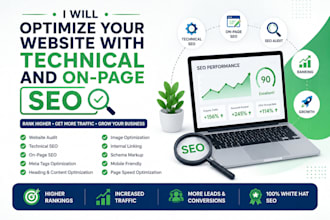 do technical and on page SEO audit and optimization