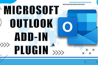 create custom office outlook addin plugin